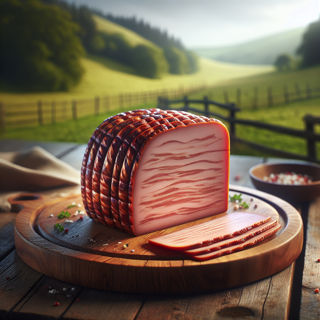 Fleischkäse. Aufschnitt