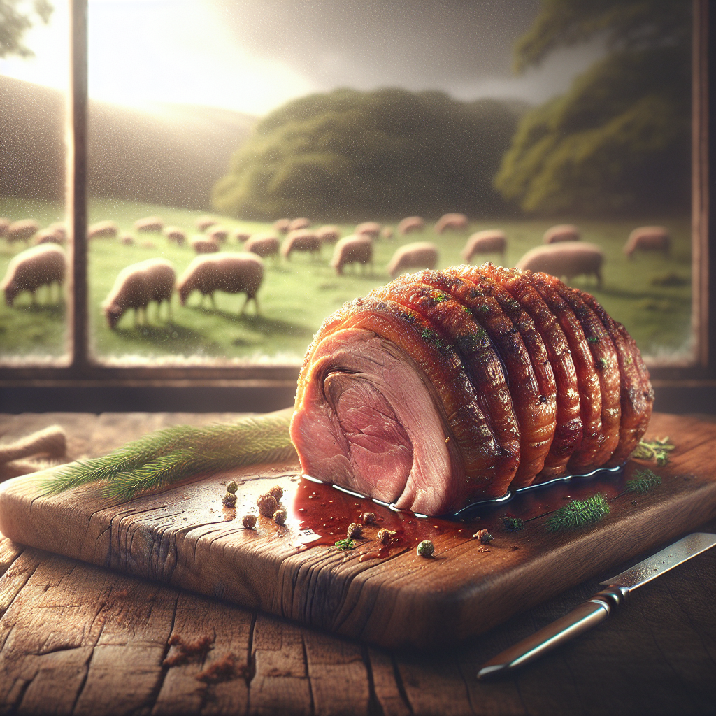 Rollbraten vom Schaf