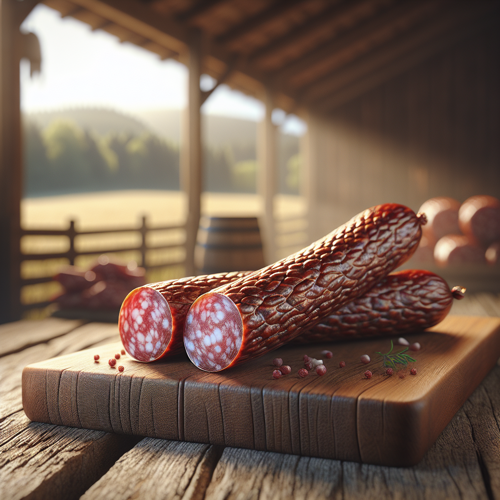 Salami Aufschnitt